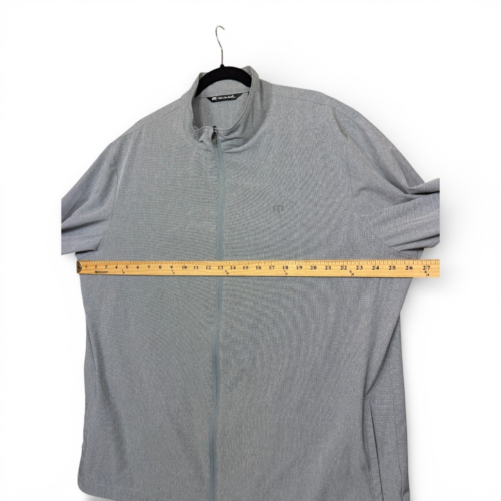 Travis Mathew Light Gray Full-Zip Performance Jacket - Picture 8 of 11